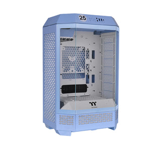 Thermaltake The Tower 300 Tempered Glass Micro Tower Case Hydrangea Blue Edition