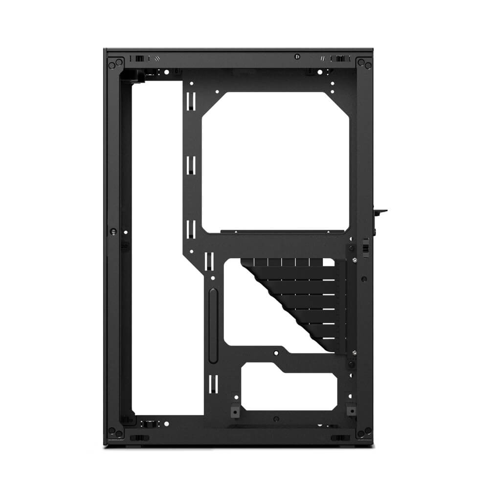 Ssupd Meshlicious Mini ITX Case - Tempered Glass - Black - PCIE 3.0