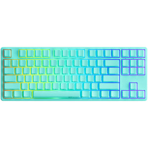 Akko 5087S Mint 80% TKL RGB Wireless Mechanical Keyboard - Creamy Yellow Switch