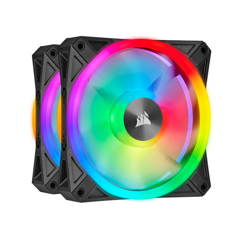 Corsair iCUE QL140 RGB 140MM RGB LED Fan - Twin Pack