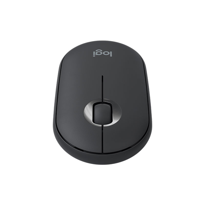 Logitech M350 Pebble USB Wireless/Bluetooth Mouse - Graphite