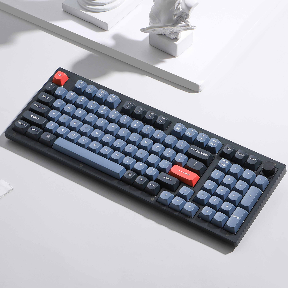 Keychron V5 96% RGB Carbon Black Mechanical Keyboard - K Pro Brown Switch