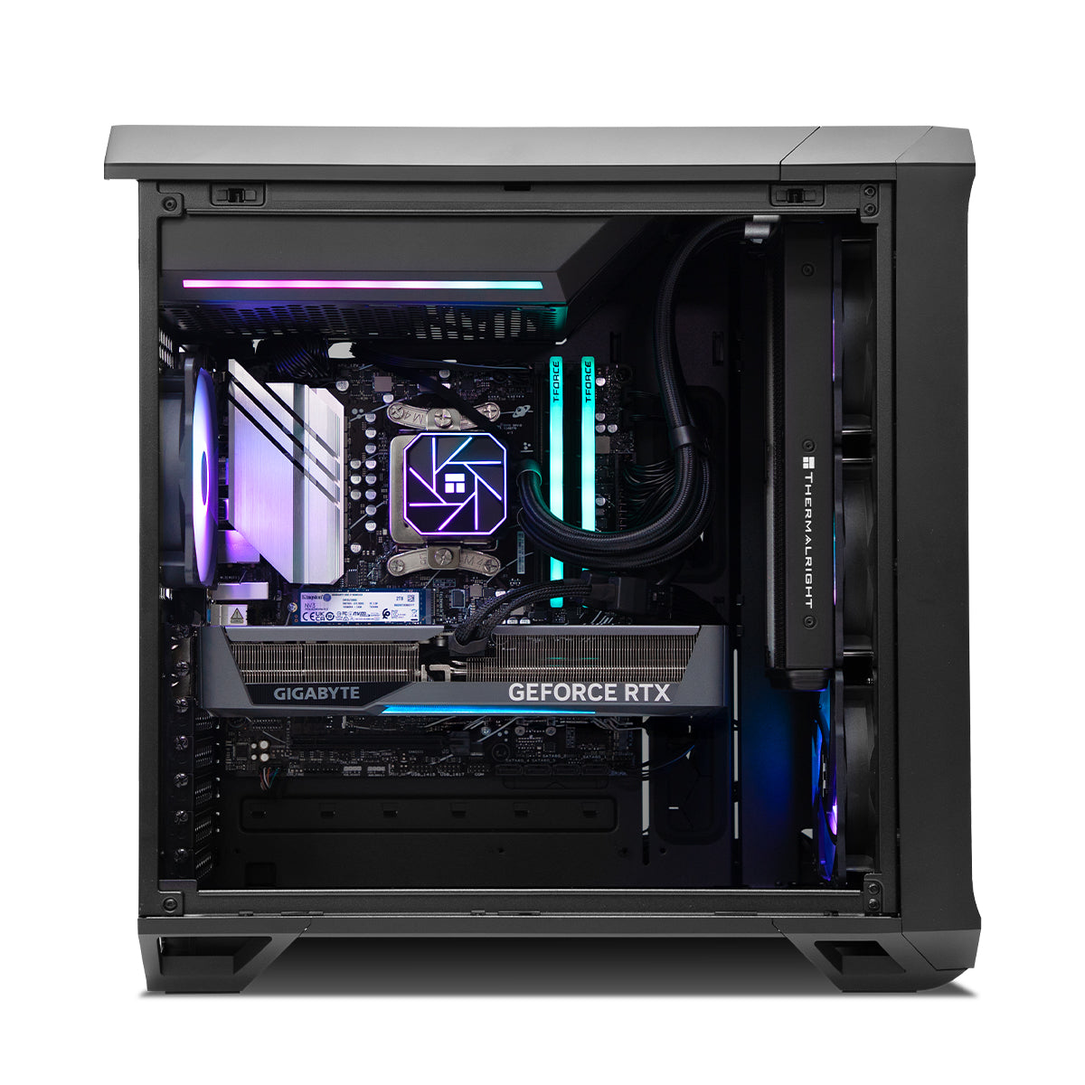 Blizzard RTX 5070 Ryzen 5 7600X Gaming PC - Black