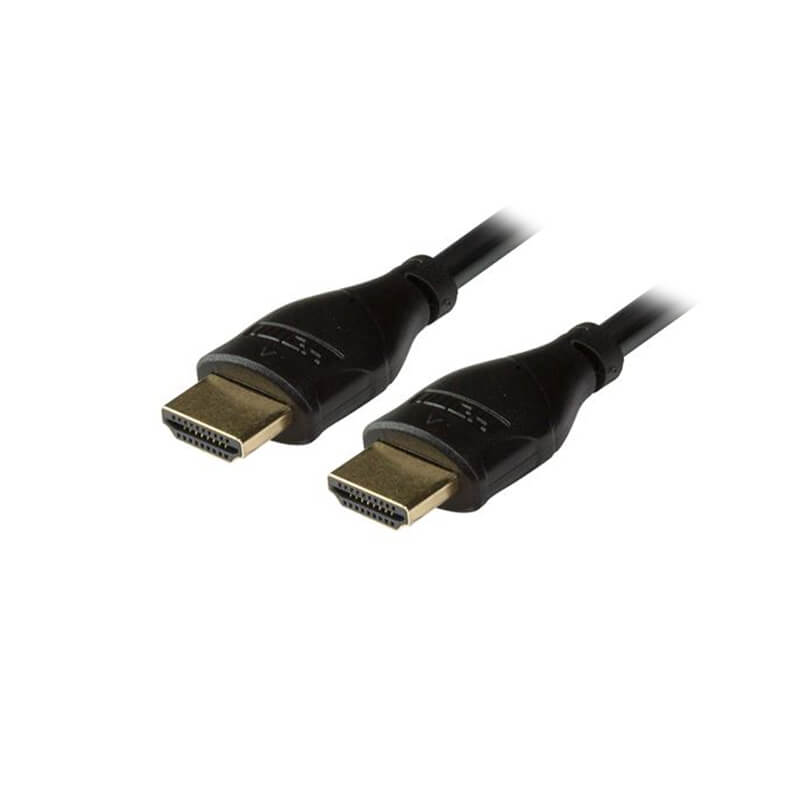 Dynamix Slimline HDMI with Ethernet Support 19 Pin Type A MM Cable - 1M