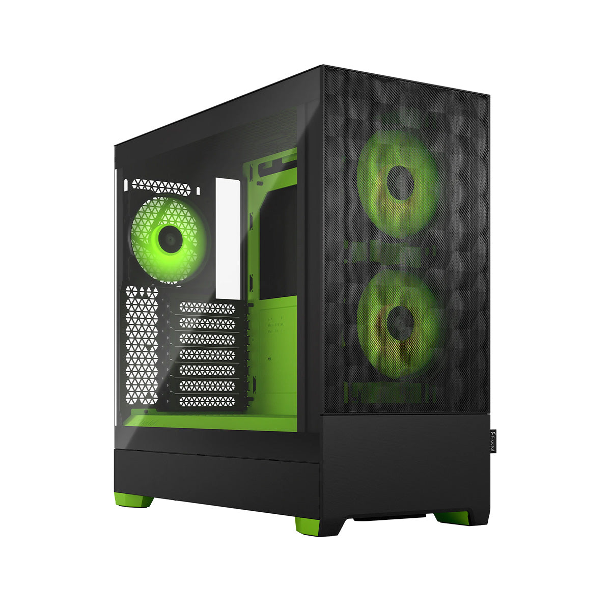 Fractal Design Pop Air RGB Green Core TG Clear Tint