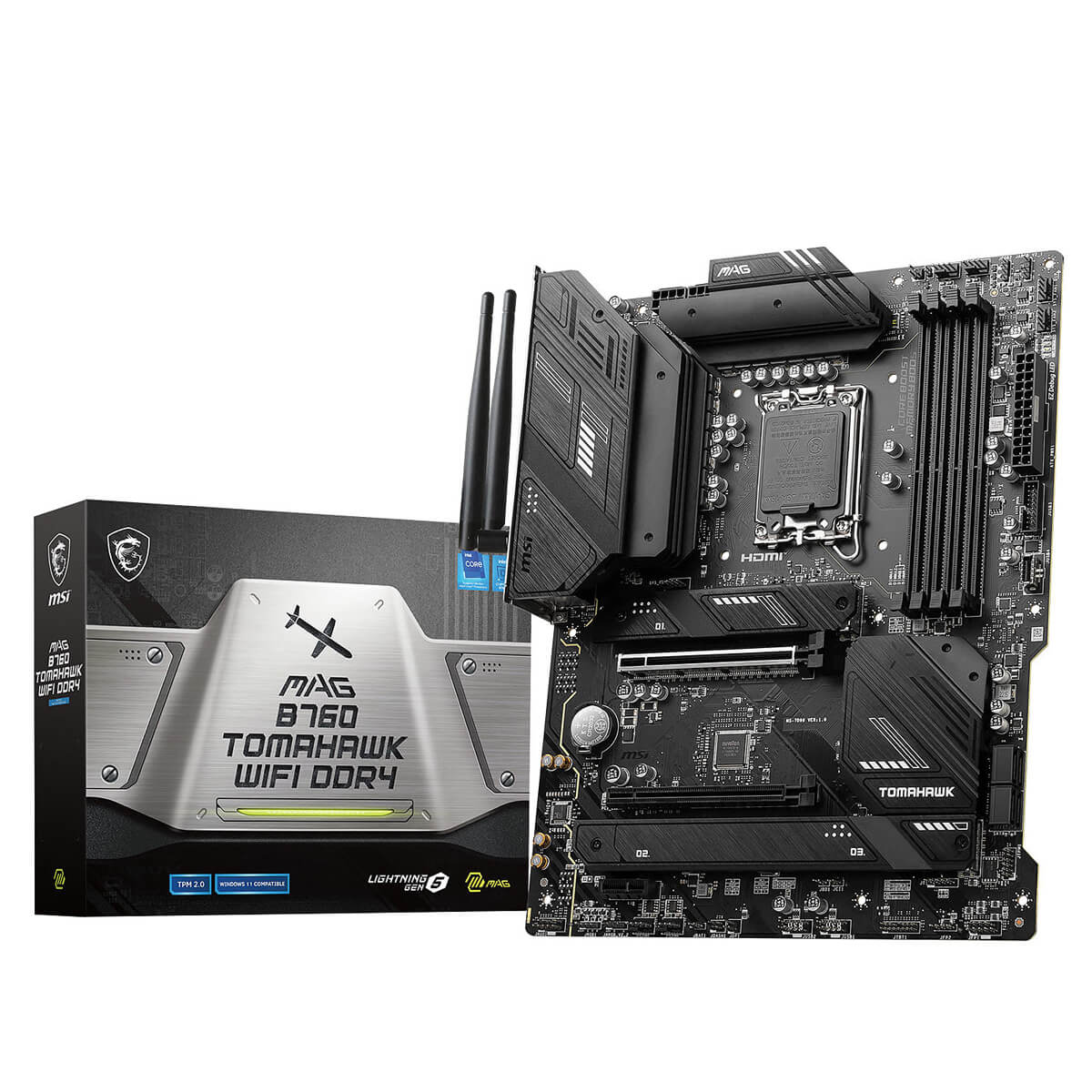 MSI MAG B760 TOMAHAWK WIFI DDR4 Motherboard