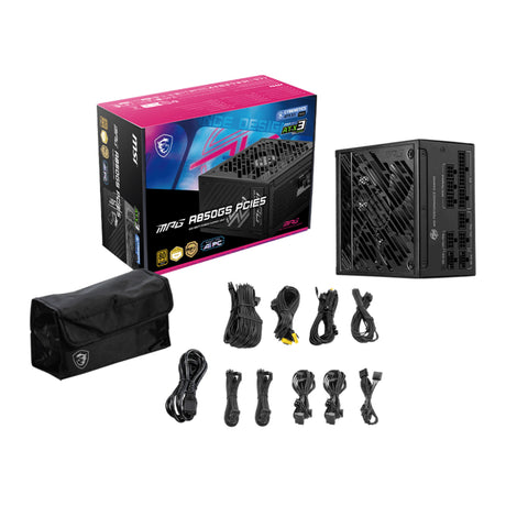 MSI MPG A850GS 850W 80Plus Gold Fully Modular Power Supply