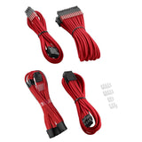 CableMod Pro ModMesh Sleeved 12VHPWR StealthSense Cable Extension Kit (Red, 16-pin to Triple 8-pin)