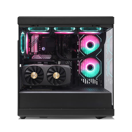 Empyreal SWIFT RTX 4070 Core i5-14400F Gaming PC - Black