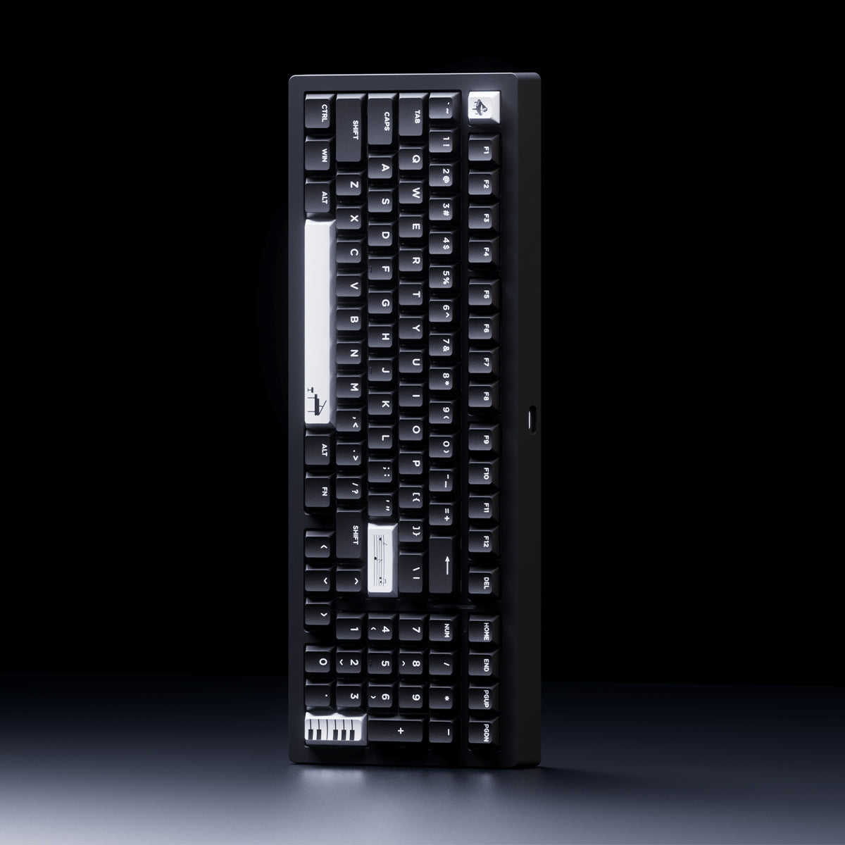 Akko Monsgeek M2 V5 VIA 96% Wireless Aluminium Mechanical Keyboard Black Piano - Stellar Rose Switch