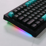 Akko 5075B Plus Black & Cyan Hot-Swappable Wireless RGB Keyboard CS Silver Switch