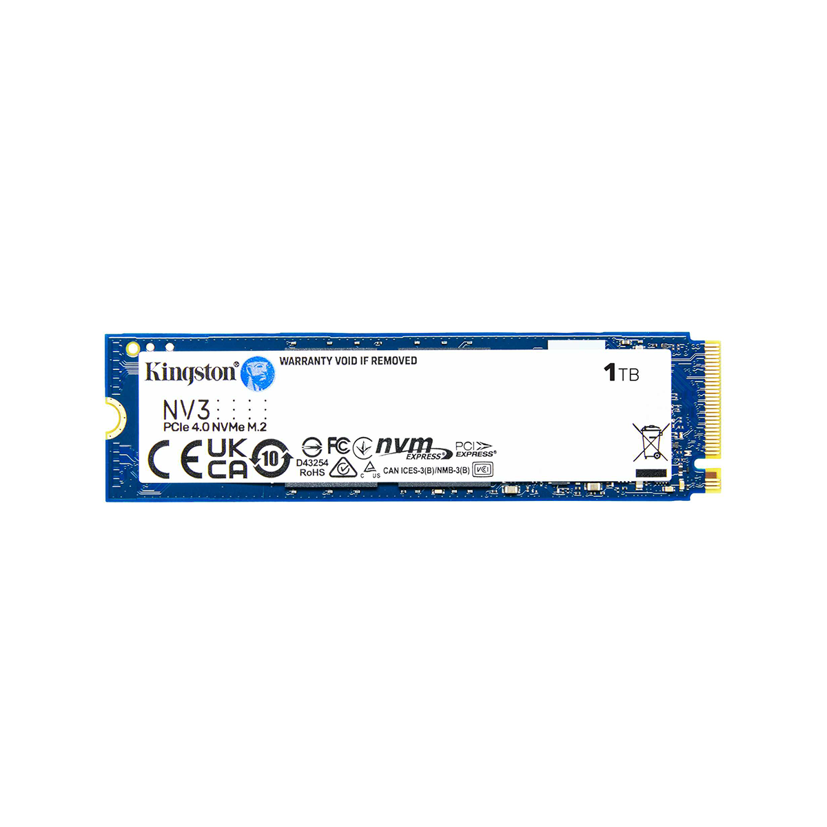 Kingston NV3 1TB PCIe Gen 4 NVMe M.2 SSD