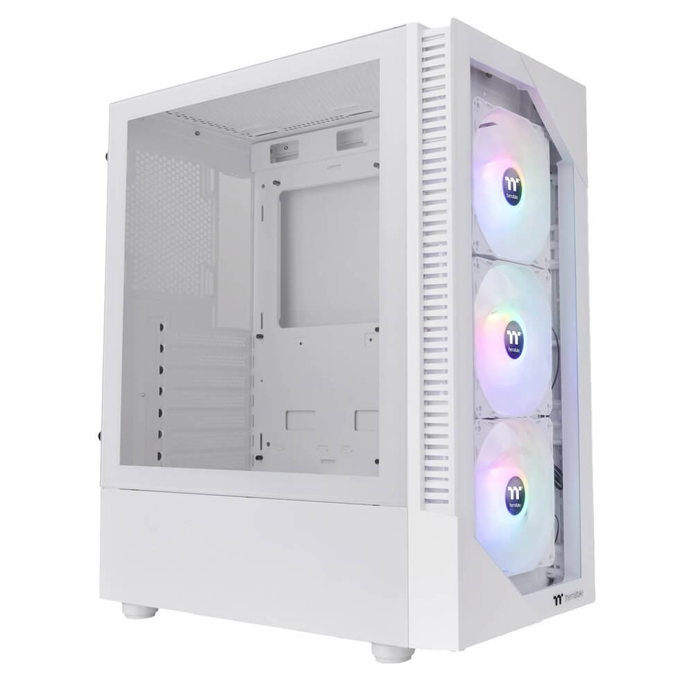 Thermaltake View 200 Tempered Glass ARGB Mid Tower Case Snow Edition