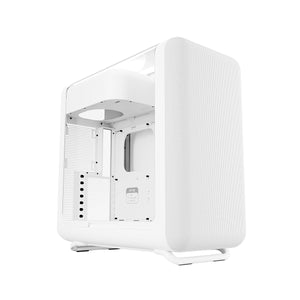 Hyte X50 Tempered Glass ATX Mid Tower Case - Snow White