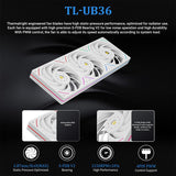 Thermalright Wonder Vision 360 UB ARGB 360mm LCD AIO Liquid CPU Cooler - White