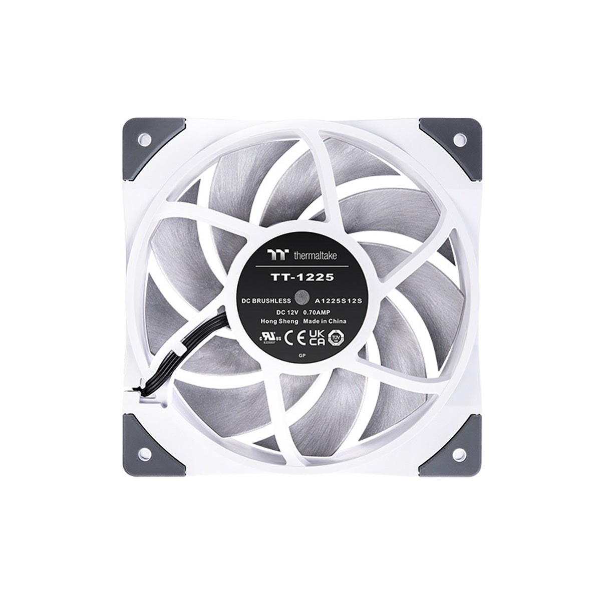 Thermaltake TOUGHFAN 12 120mm Triple Pack + Thermalright 10 Port Fan Hub - White