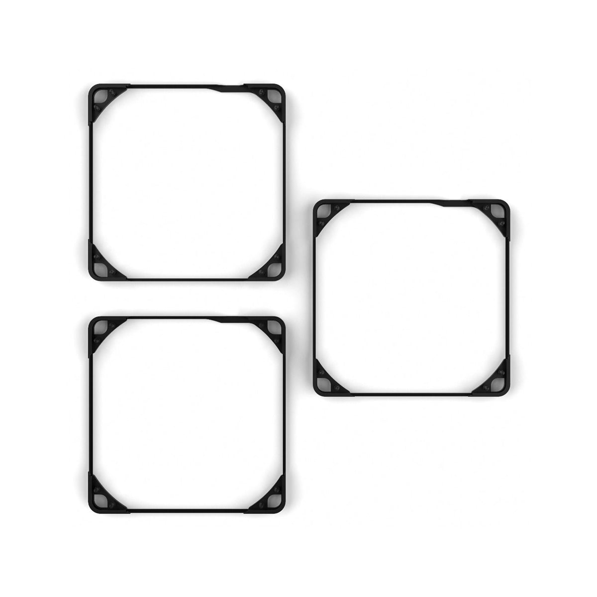 Noctua NA-SAVG2 chromax.Black, Anti-Vibration Gaskets for 140x25mm Fans (Set of 3, Black)