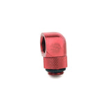 Bitspower Rotary 90-Degree Extender Fitting - Deep Blood Red