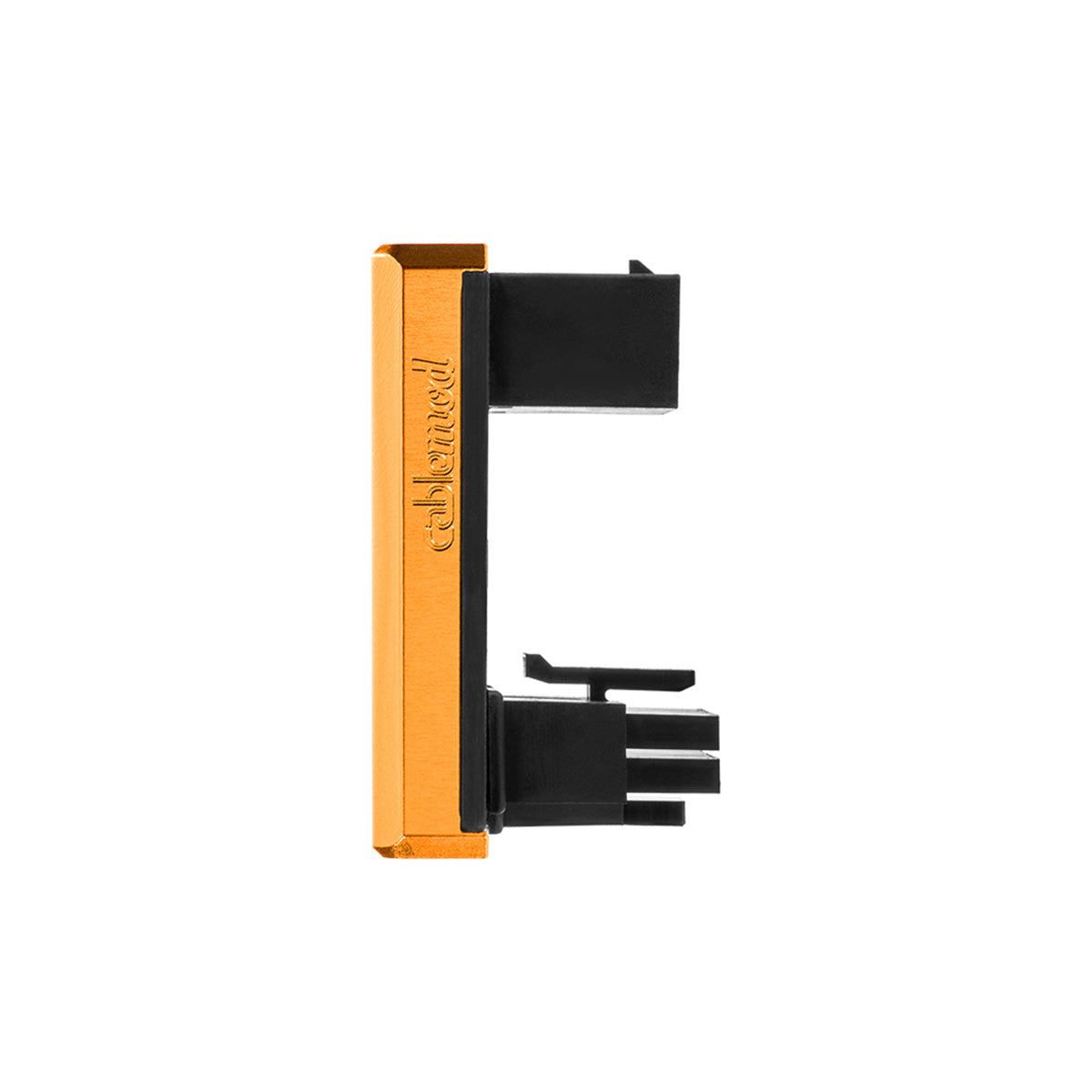 CableMod 12VHPWR 180 Degree Angled Adapter v1.1 - Variant A - Orange