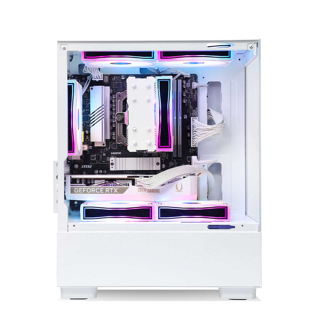 Qubit NEX RTX 5060 Ryzen 5 7500F Gaming PC - WHITE