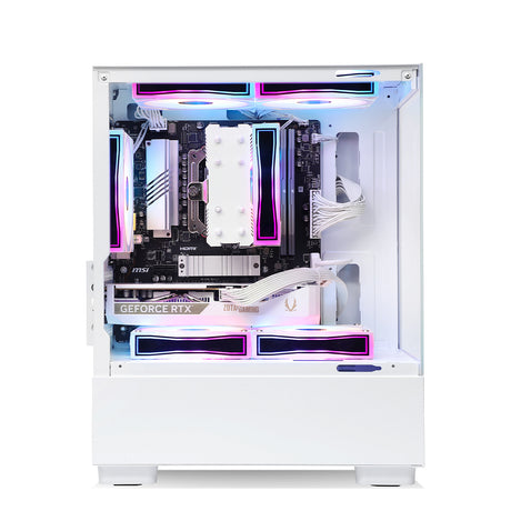 Qubit NEX RTX 5060 Ryzen 5 7500F Gaming PC - WHITE