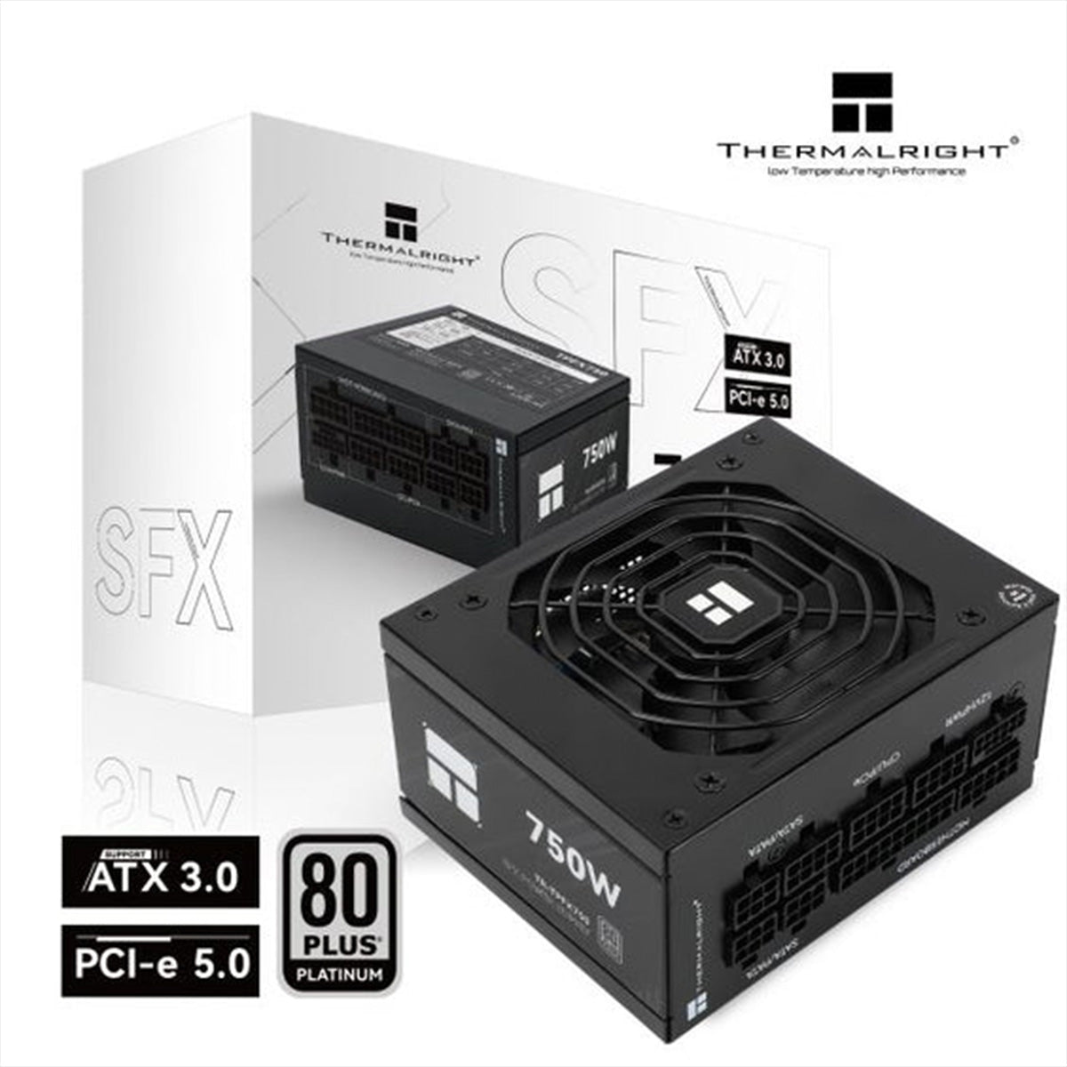 Thermalright TPFX750 SFX電源 80 platinum Thermalright TR-TPFX 750 750W 80 Plus Platinum Fully Modular SFX