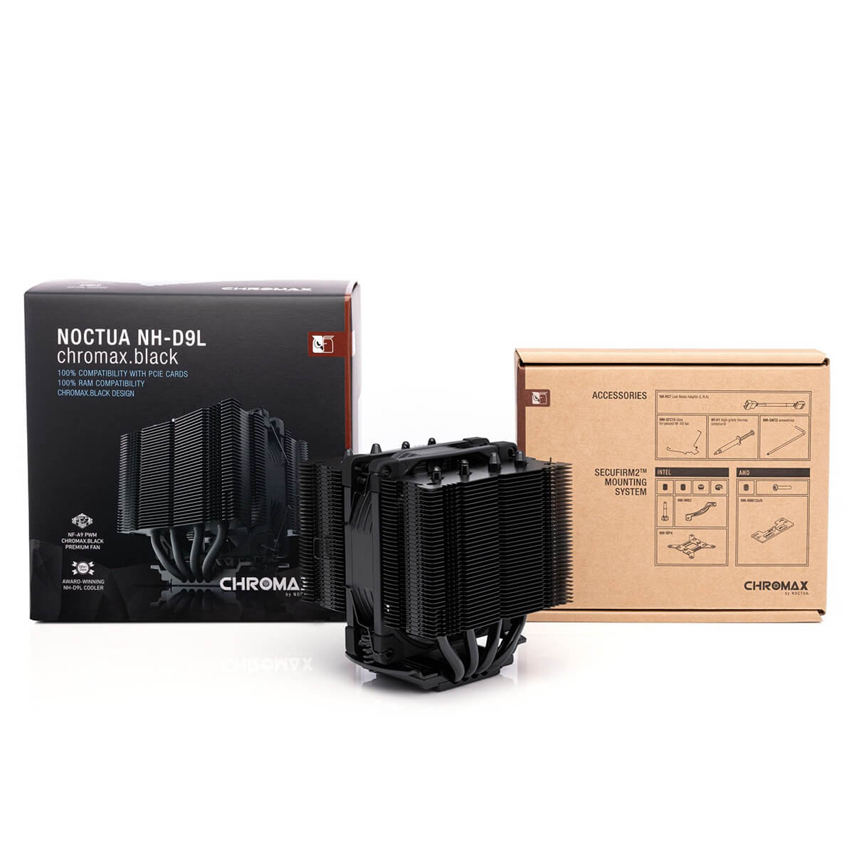 Noctua NH-D9L Chromax Black Low Profile CPU Cooler