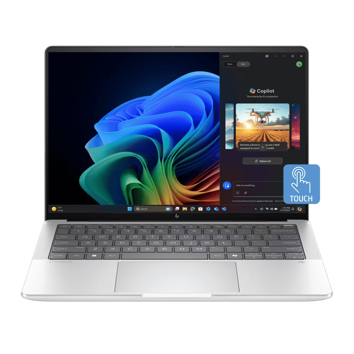 HP EliteBook X G1a 14'' 2.8K OLED Touchscreen Business Laptop (B98HHPT)