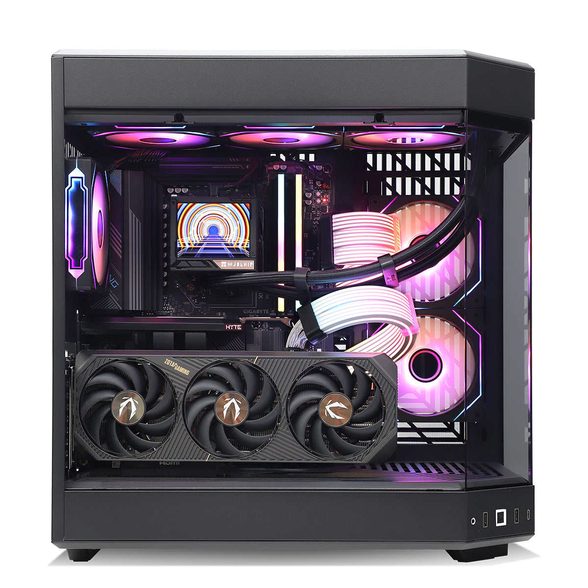 Abyssal ENCORE RTX 5070 Ryzen 7 7800X3D EVO Gaming PC - BLACK