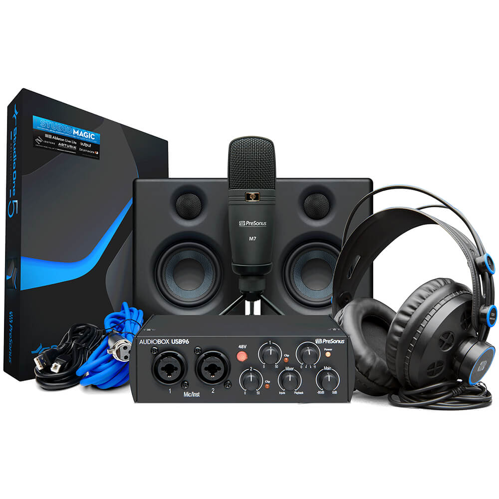 PreSonus AudioBox Studio Ultimate Bundle Deluxe Hardware/Software Recording Collection