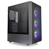 Thermaltake S200 Tempered Glass ARGB Mid Tower Case Black Edition