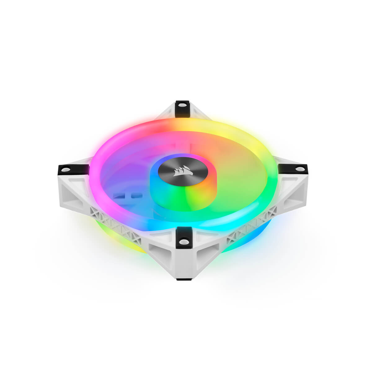 Corsair iCUE QL120 RGB 120MM RGB LED Fan - White Single Pack