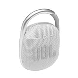 JBL Clip 4 Bluetooth Speaker with Carabiner - White