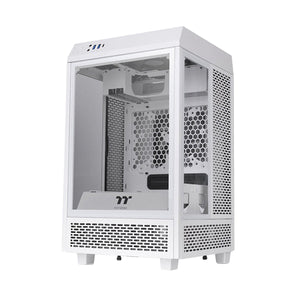 Thermaltake The Tower 100 Tempered Glass Mini Tower ITX Case - White