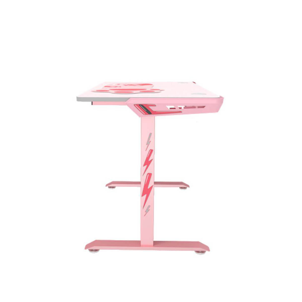 Eureka Ergonomic I44-P Gaming Desk - Pink