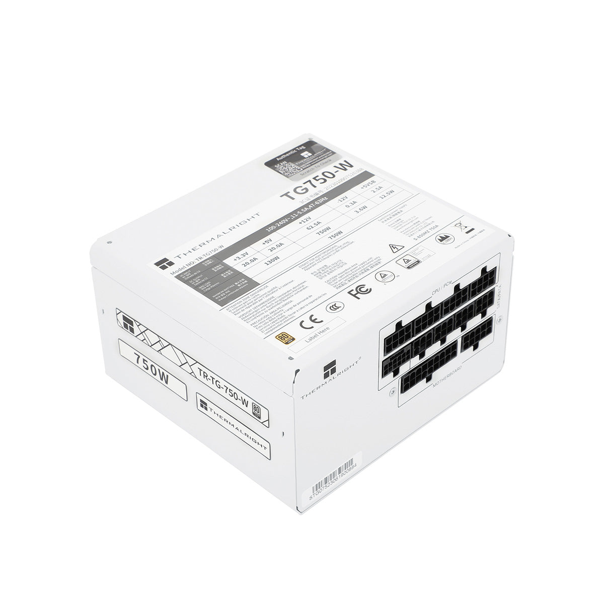 Thermalright TR-TG 750-W 750W 80 Plus Gold Fully Modular Power Supply - White