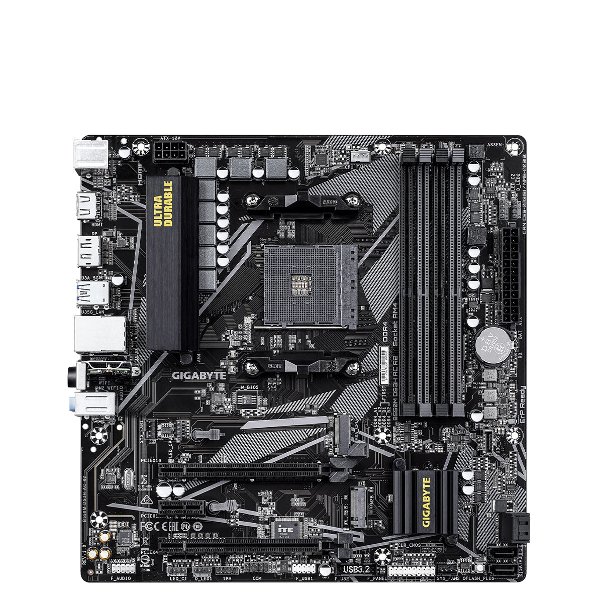 Gigabyte B550M DS3H AC R2 mATX Motherboard – Computer Lounge