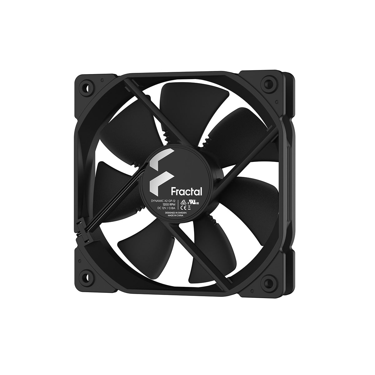 Fractal Design Dynamic X2 GP-12 Case Fan 120mm - Black