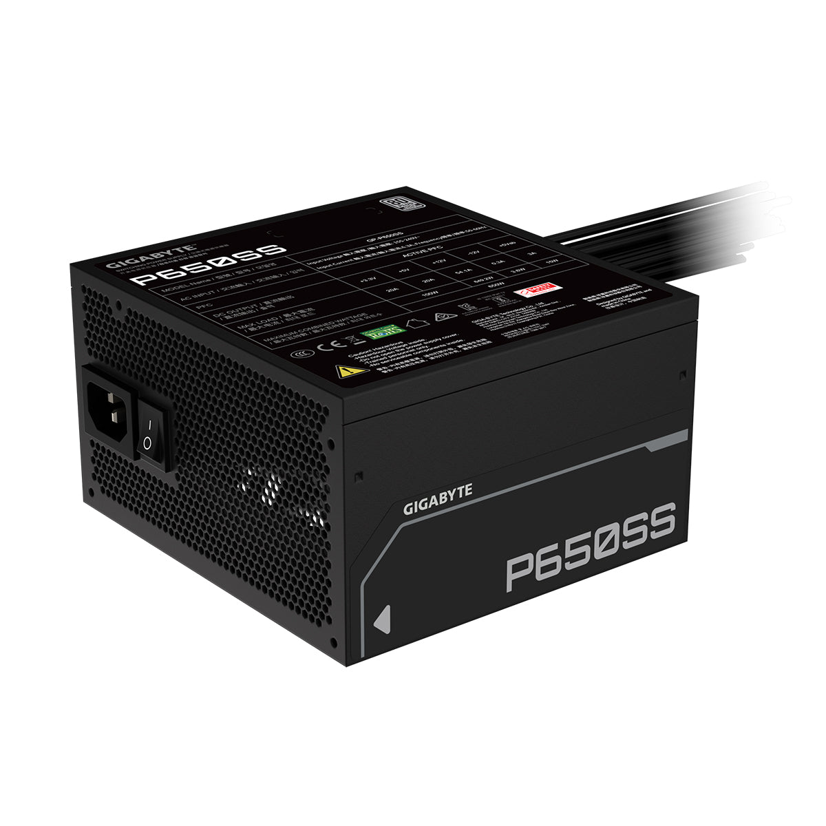 Gigabyte GP-P650SS 650W 80Plus Silver Power Supply