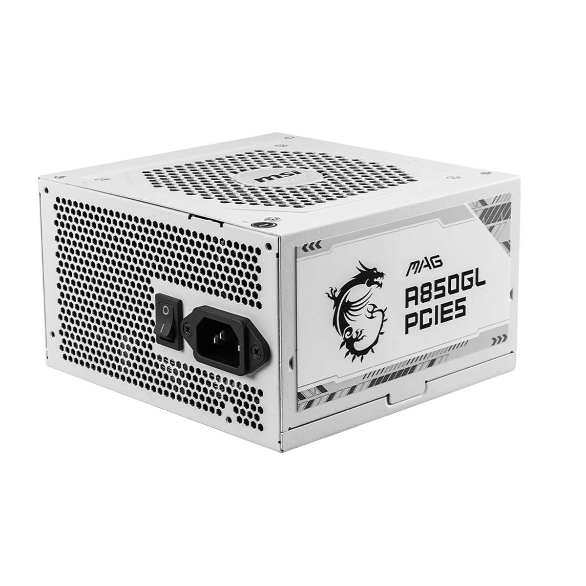 MSI MAG A850GL PCIE5 80Plus Gold Fully Modular Power Supply - White