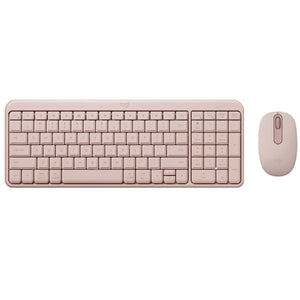Logitech MK250 Compact Bluetooth Wireless Keyboard and Mouse Combo - Rose