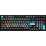 Akko 3098N Black & Cyan Wireless Keyboard RGB Backlighting Hot-Swappable keys TTC Brown Switch