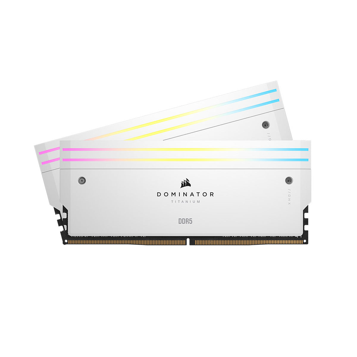 Corsair Dominator Titanium 32GB (2X16GB) DDR5-7200 CL34 Memory (CMP32GX5M2X7200C34W) - White