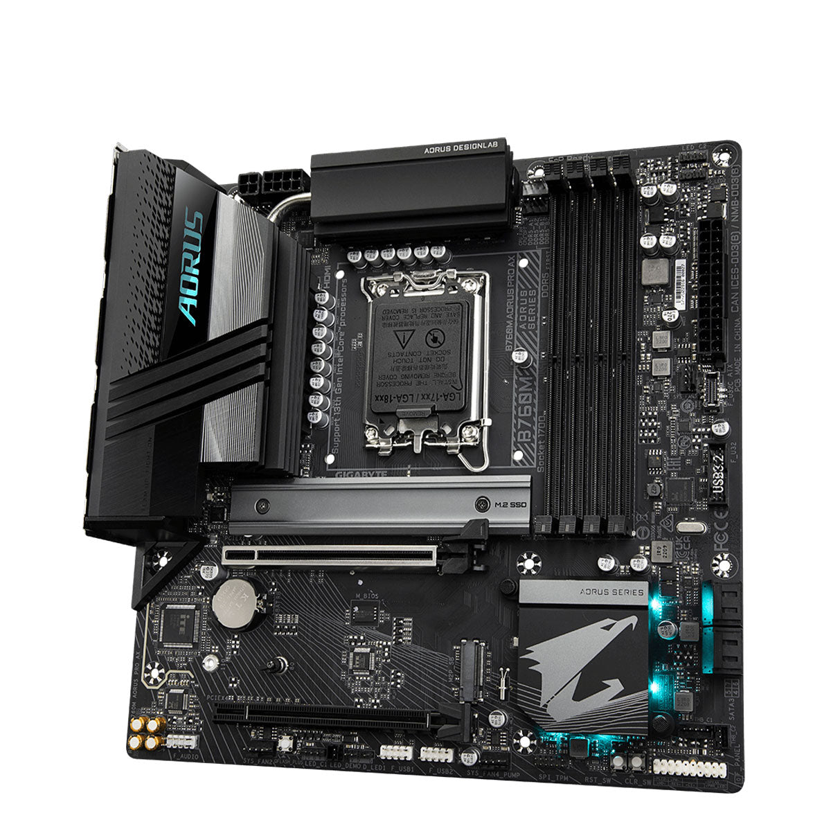 Gigabyte B760M AORUS PRO AX DDR5 Gaming mATX Motherboard