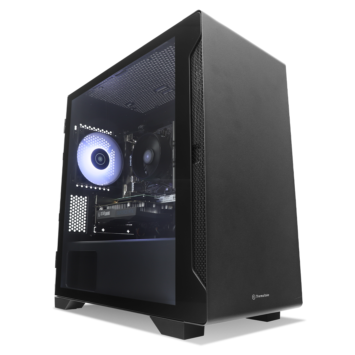 Arasaka RTX 3050 Ryzen 3 4100 Gaming PC - Black