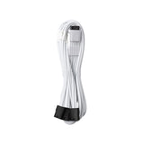 CableMod ModMesh Sleeved 12VHPWR StealthSense PCI-e Extension (White, 16-pin to Triple 8-pin, 45cm)