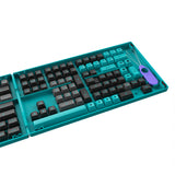 Akko Black and Cyan Fullset PBT Doubleshot ASA Profile 197 pcs Keycaps