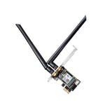 Cudy WE3000 AX5400 Tri-Band Wi-Fi 6 with Bluetooth 5.2 PCIe Adapter