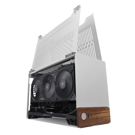 Atomic LUX RTX 5070 Ti Ryzen 7 9800X3D Gaming PC - Silver