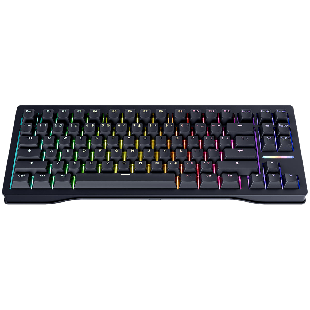 Wooting 80HE TKL Wired Gaming Keyboard - Lekker Linear60 v2 Switch - Ghost